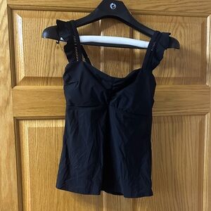 Elegant Black One-Piece Swimsuit